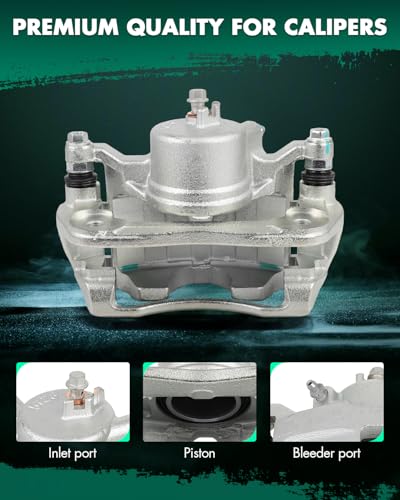 Image of SCITOO 19B2663 19B2662 Front Left & Right Disc Brake Calipers Assembly w /Bracket For Honda For CR-V 2002-2004,For Honda For Element 2003-2011