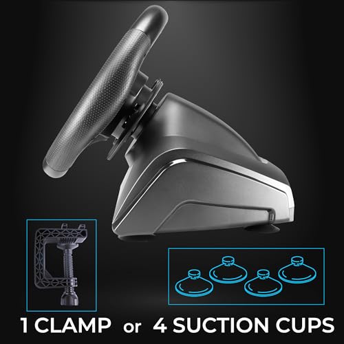 Subsonic - Volante Superdrive GS650-X - Volante de carreras con Palanca de Cambios, Levas en el Volante y Pedales. Rotación de 270° y vibraciones. Para PS4, Xbox Series X/S y Xbox One - Negro - imagen 10