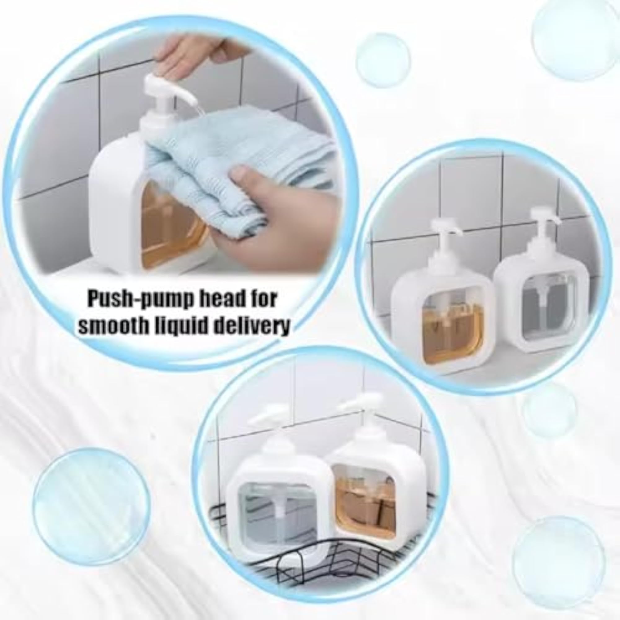 Square Liquid Dispenser, Reusable Multipurpose Liquid Bottle