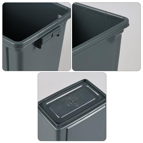 Corbeille de bureau 10L résolvant le manque de poubelles compactes en plastique