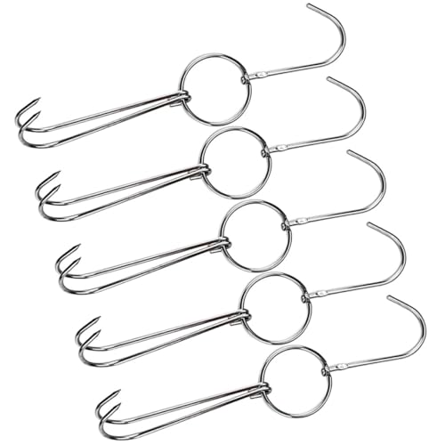 HANABASS �X�e�����X���~�[�g���[�X�g�t�b�N ��d�݌v���݂�t�b�N �Ƌ� �|�[�N�p�o�[�x�L���[�����c�[�� ���ۊǂƃO���������Ή� 5�Z�b�g