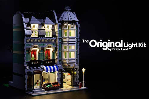 Brick Loot Led Lighting Kit For Your Lego Green Grocer Set 10185 (Note: The Model Is Not Included) #TOP4