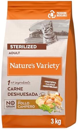 Nature's Variety No Grain Pienso para Gatos Esterilizados con Pol...