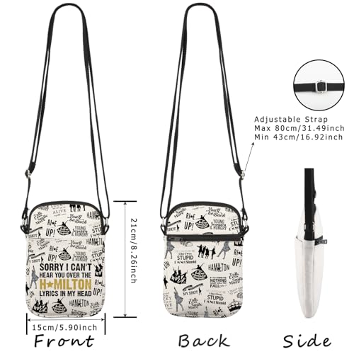 WCGXKO American Musical Crossbody Bag Musical Theater Gift for Musical Lovers2