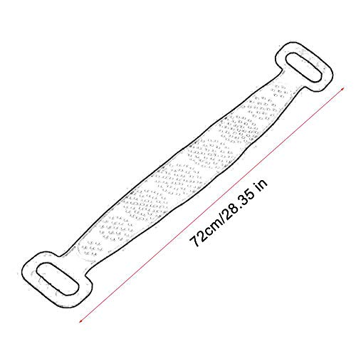 Btuty Esfregão dorsal de silicone, banho de chuveiro Escova de silicone para massagem corporal Toalh