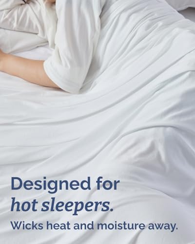 Image of Cooling Blanket for Hot Sleepers - Cold Blanket Full /Queen Size - Double-Sided, Ultra Cool for Summer, Night Sweats & All Seasons - Soft, Lightweight & Breathable for Bed or Couch - Ivory, 50 inch x 60 inch
