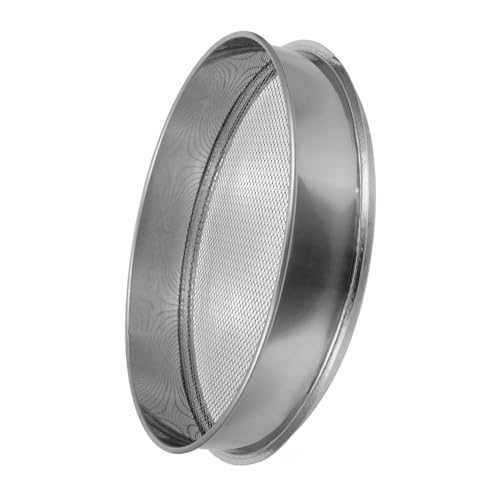HANABASS Stainless Steel Sieve Soil Sifter for Gardening Fine Mesh Compost Sifter 4 Inches Soil Sieves Filter