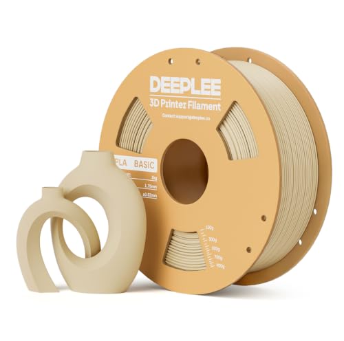 Image of PLA Basic 1.75mm 3D Printer Filament Cream Yellow 1KG
