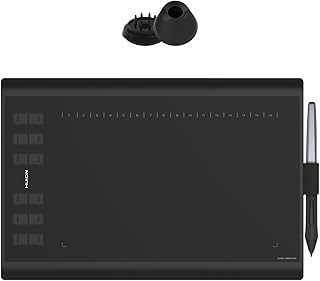Drawing Tablet HUION Inspirory H1060P Graphics tablet, 10x6.25 inch Drawing Pad with 8192 Pressure Sensitivity Battery-Fre...