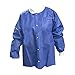 Dental Protective Jacket SMS 45gm - Front Snap Button,Hip Length,Pack of 10,Blue,Size: Medium