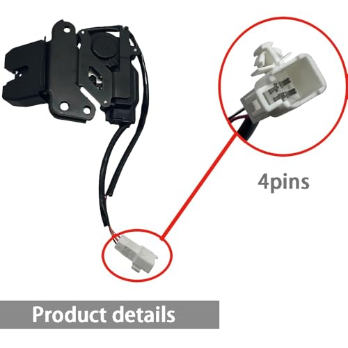 Image of Peintu Rear Trunk Latch Liftgate Lock Actuator Trunk Latch Lock Actuator 69350-21110 6935021110 Compatible with Toyota Scion TC 2005 2006 2007 2008 2009 2010