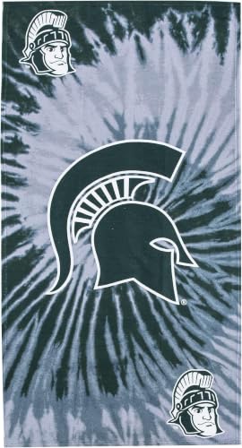 Image of Northwest NCAA Michigan State Spartans Unisex-Adult Beach Towel, 30 inch x 60 inch, Psychedelic (Pack of 6)