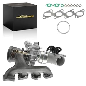 maXpeedingrods 667-203 Turbo Turbocharger for Chevrolet Chevy Cruze 2011-2016 Sonic 2012-2020 Trax 2013-2021, for Buick Encore 2013-2021, 1.4L Engine, 55565353, Basic VL Series