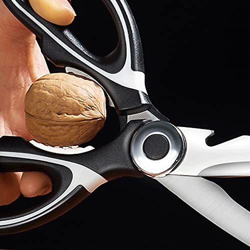 Ciseaux de cuisine multifonctions en acier inoxydable pour faciliter la préparation des repas