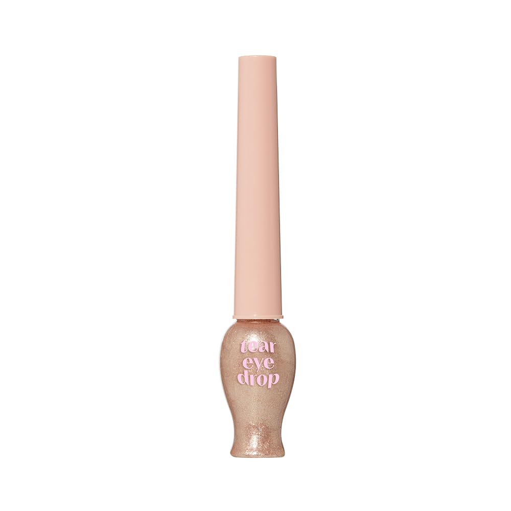 ETUDETear Drop Eye Liner #4 Sun Light (21AD) | Long-Lasting Liquid Glittering Eye Liner to Make Your Eyes Sparkle | K-Beauty