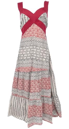 Robe longue d'été en coton Guru-Boutique pour femme