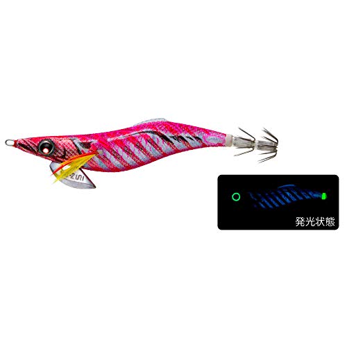 YO-ZURI ルアー エギ アオリーQ フィンエース 3.5号 重量:19g A1748-BLRR-ブルー夜光レッドレッド