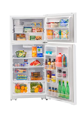 18 Cu. Ft. Top Freezer Refrigerator With Icemaker - White #TOP3