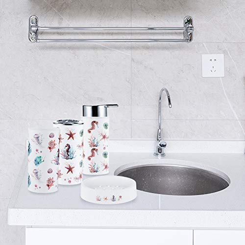 JOTOM Set di Accessori da Bagno Plastica da 6