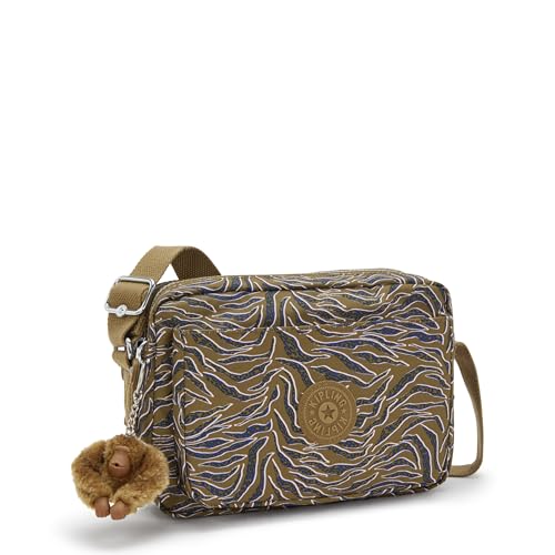 Image of Kipling Women's Abanu Medium Crossbody Bag, Lightweight, Adjustable Nylon Waist Pack with Multi-Compartment Zip Pockets