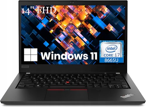 Lenovo ThinkPad T490s 14'' FHD Laptop Computer, Intel Quad-Core i7