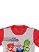 PJ Masks Toddler Boys 2 Piece Short Sleeves Pants Pajamas Set (3T, Red/Blue)