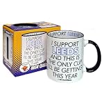 I Support Leeds Utd -Gift Boxed Mug Present idea for United Fan Supporter