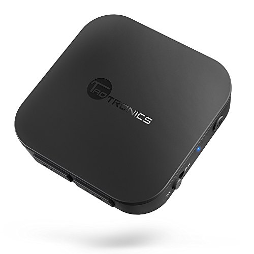 TaoTronics Bluetooth 4.1 Transmitter Receiver, Wireless 3.5mm Audio Adapter for TV/Car Sound System