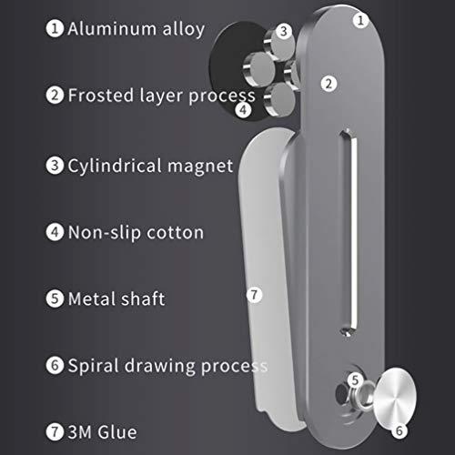 ULTECHNOVO Clipe de Suporte Lateral de Suporte de Telefone Laptop para Suporte Magnético de Telefone