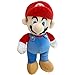 Gra Super Mario Bros pluszowa zabawka Cartoon Mario miękka poduszka wypchana lalka anime uspokoić lalkę dla dzieci prezent urodzinowy czerwony 25cm