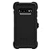 OtterBox Galaxy S10+ Defender Series Case - Black, Rugged & Durable, with Port Protection, Includes Holster Clip Kickstand