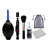 Camera Lens Cleaning Kit Camera Cleaning Kit with Air Blowing, 60ml Cleaning Cloths Liquid, cleaning cloth, Lens Pen, Cleaning Brush, Storage Bag for DSLR Camera Lens Filter Cell Phones