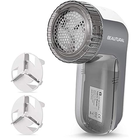 BEAUTURAL Portable Fabric Shaver and Lint Remover with 2-Speeds, Adjustable Shave Height, Dual Protection for Your Clothes, Quickly and Effectively Remove Fluff, Lint, and Bobbles Cover