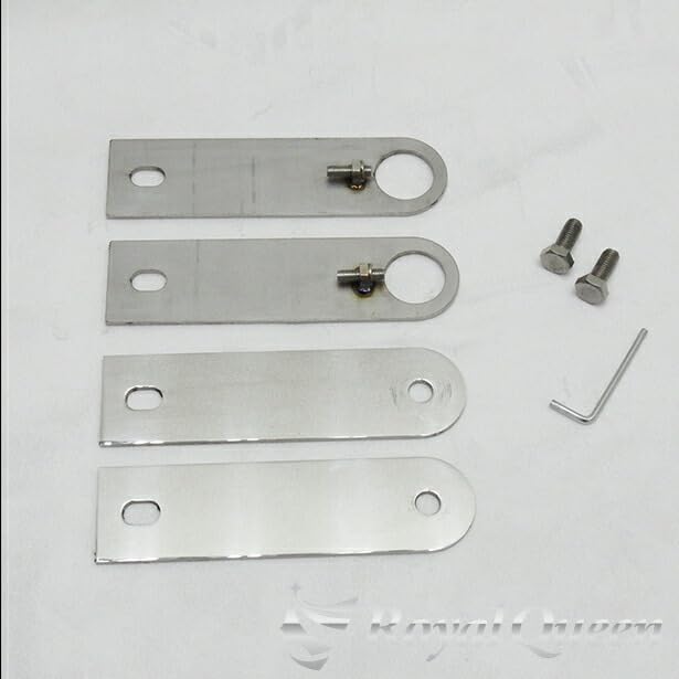 【Royal Queen】汎用 ステンレス 旗棒 コーナーポール 32&Phi; パイプ 全長1255mm 32A フラッグポール トラック