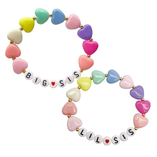 Image of Sister's Big Bracelet Gift, Little Girls' Sister Jewelry
