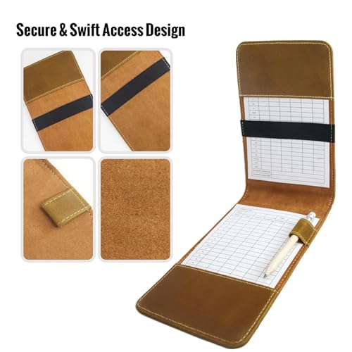 iSamzan Genuine Crazy Horse Leather Holder