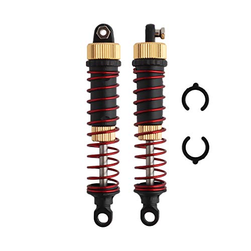 GDOOL 2 PCS Aluminum Alloy Shock Absorber Assembled Metal Shocks 9125 Upgrade Parts 25-ZJ03 LG-ZJ03...