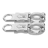 BESTonZON 2 Stück Zinklegierung Pferde Panikhaken Snap Hook Schnellverschluss Robuster Seilhalter...
