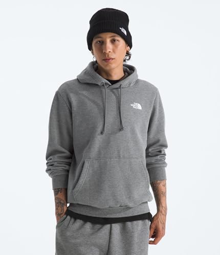 Image of THE NORTH FACE Men's Evolution Box NSE Hoodie | Sweatshirt With 2 Piece Hood, Adjustable Drawcord, Kangaroo Hand Pocket