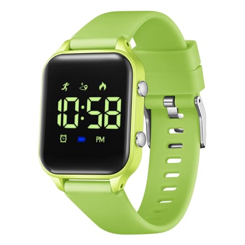 Image of LAVAREDO Kids Digital Watches for Boys Girls,Waterproof Sport Watch with Pedometer Stopwatch Vibration Alarm for Ages 5-13,No App Fitness Tracker Watch for Kids Teens Birthday Gifts