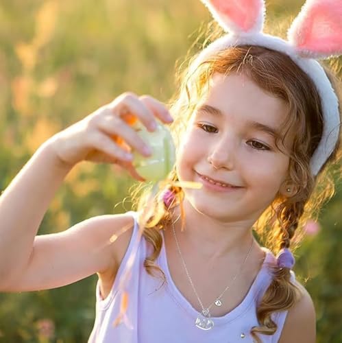 Dragon Necklace Gifts for Kids Girls Rainbow Dinosaur Animal Pendant Colorful CZ Heart Letter Initial Jewelry Gifts for Daughter Granddaughter Niece Little Teen Girl3