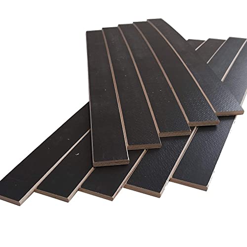 EBAC Literie 10 Lattes Grises 680x48x8 mm | Bois 7 Plis | Remplacement pour sommier/bz/clic clac