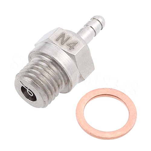 Hobbypark 6Pcs 70117 Glow Plug #4 N4 Spark Medium Hot Nitro Engine Parts For Traxxas Redcat Hpi Hsp 1/8 1/10 Rc Car Truck Buggy #TOP2