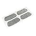EyeBlack Glitter (6 Pairs or 12 Strips) - Perfect for Soccer, Football, Softball, Baseball and Sporting Events (Silver)