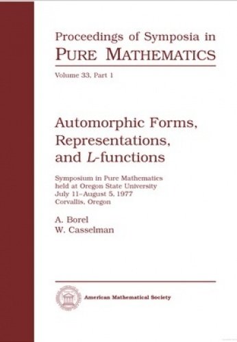 Automorphic Forms Math Buy Automorphic Forms, Representations, and L-Functions (Proceedings of ...