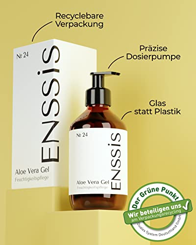 ENSSIS BIO Aloe Vera Gel 250 ml vegan I 100% Natürlich & Rein I intensive Feuchtigkeitspflege für Gesicht, Körper… - Image 7