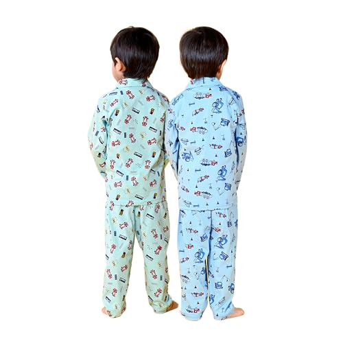 Image of Jam & Sugar Boys Cotton Printed Night Suit Set