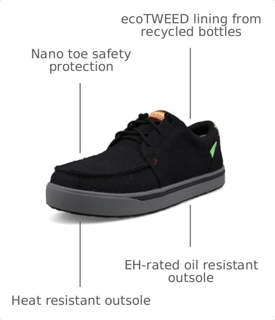 Image of Twisted X Men's Nano Composite Toe Kicks Work Shoes