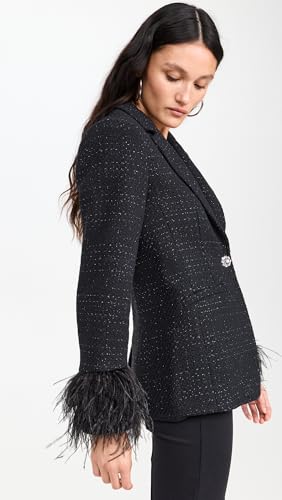 Cinq à Sept Women's Static Boucle Feather Karlie Blazer4