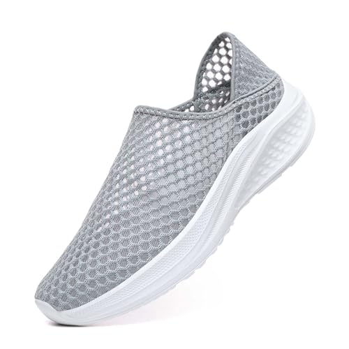 Chaussures de marche légères homme en tricot pour gym et yoga